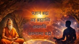 How do the Four Mahavakyas open the path to self-realization?